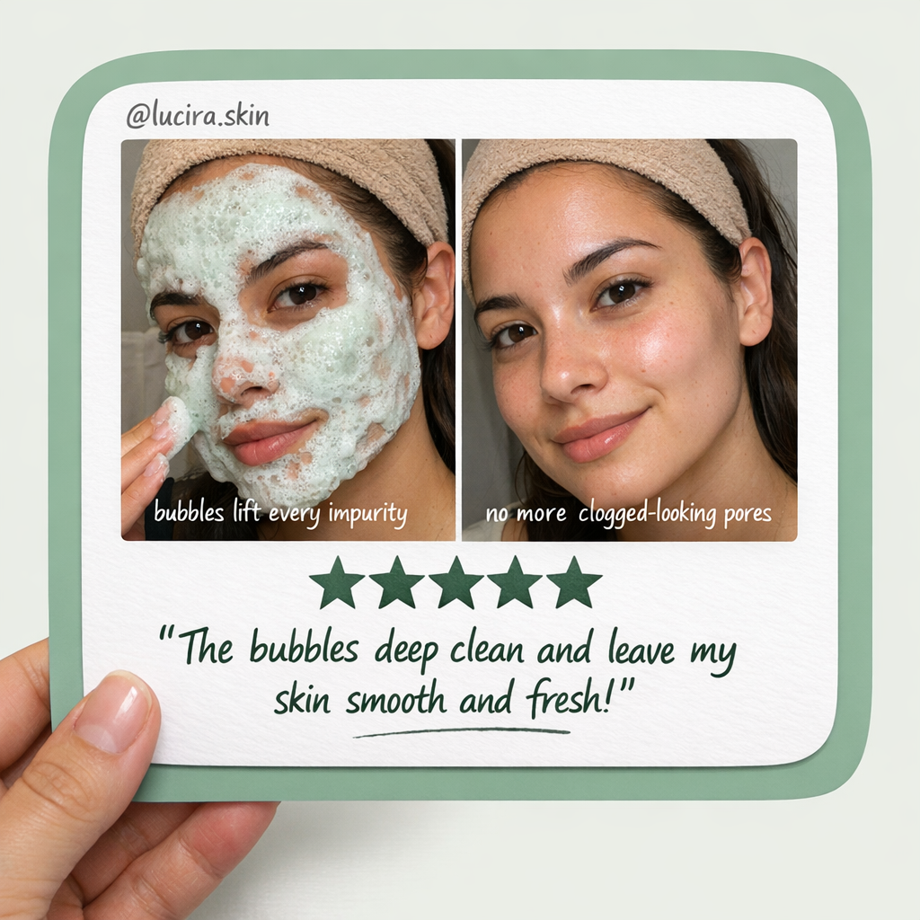 PORÉ Holy Basil Bubble Deep Mask